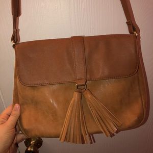 Brown crossbody bag